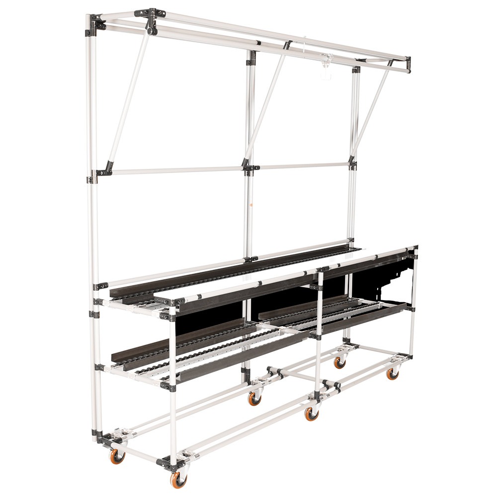 One-piece flow conveyor stations for Lean Manufacturing