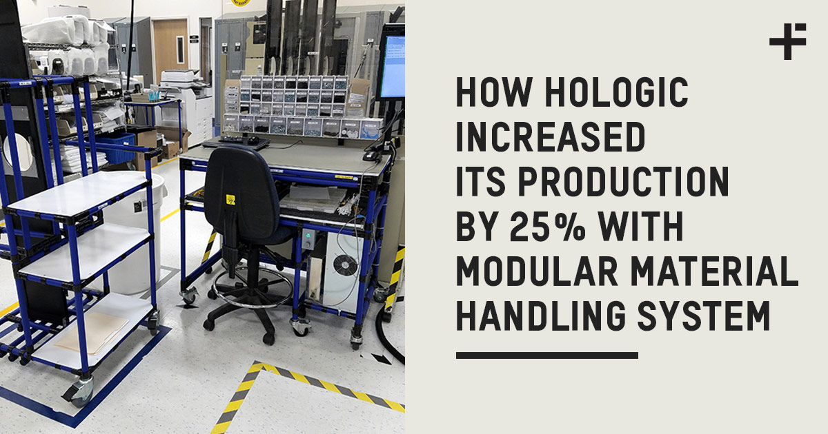 HOW HOLOGIC INCREASED ITS PRODUCTION BY 25% WITH MODULAR MATERIAL HANDLING SYSTEM HOW HOLOGIC INCREASED ITS PRODUCTION BY 25% WITH MODULAR MATERIAL HANDLING SYSTEM