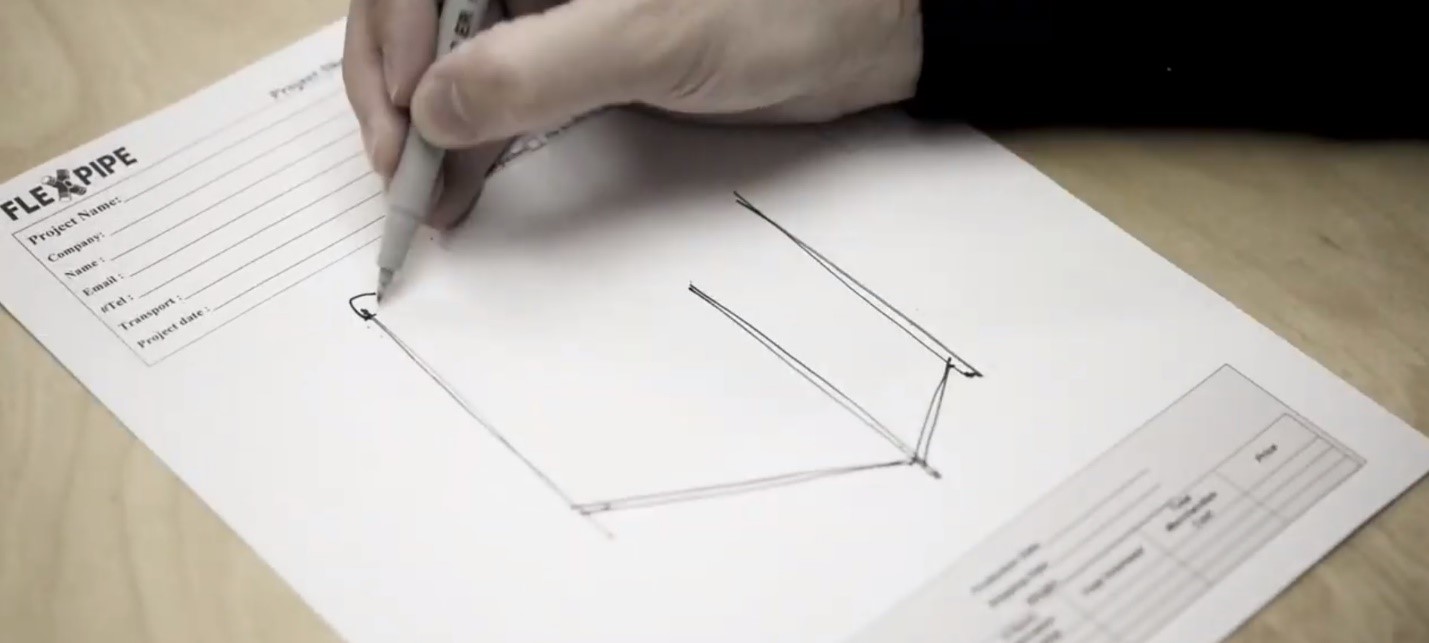 When should I draw with CAD or do a freehand sketch? | Flexpipe