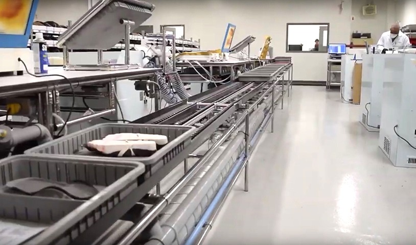 One-piece flow assembly line