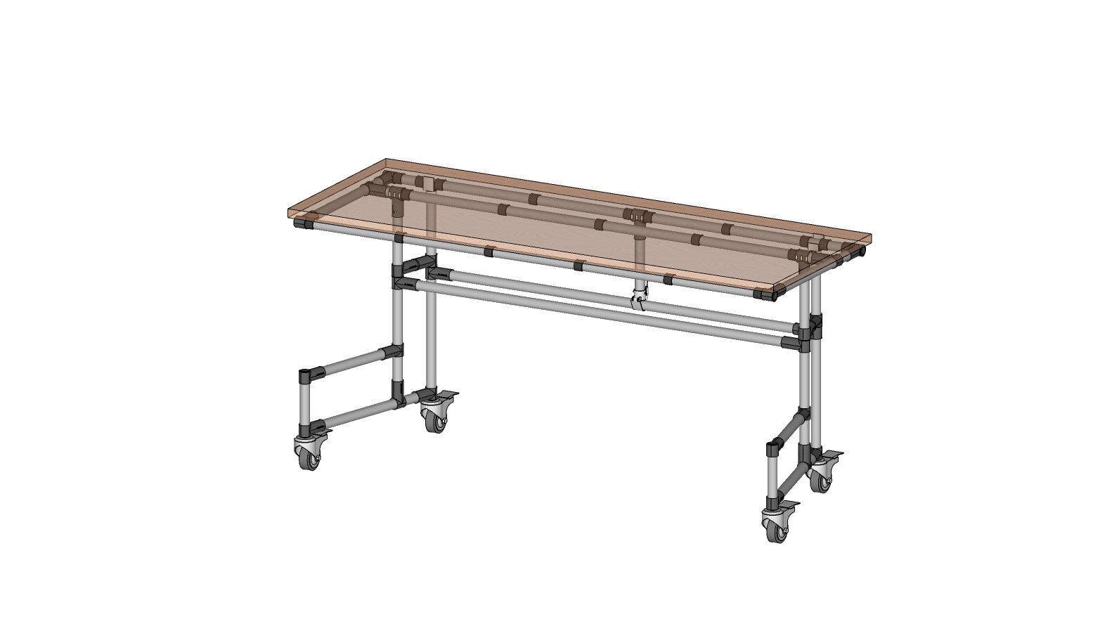 Table mobile et pliante - 60'' x 22''