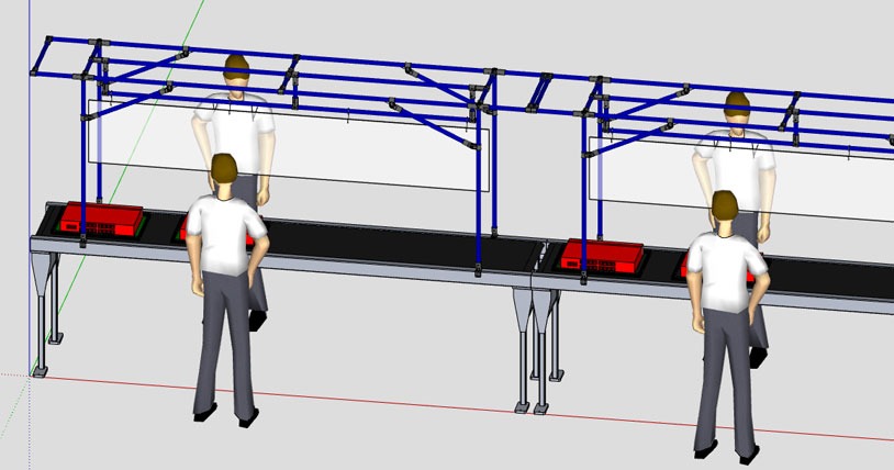 Assembly line divider and protectors