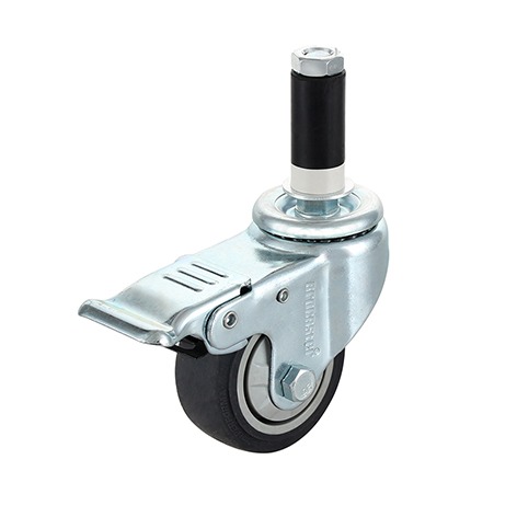 Flexpipe 3 inches stem swivel caster with brake