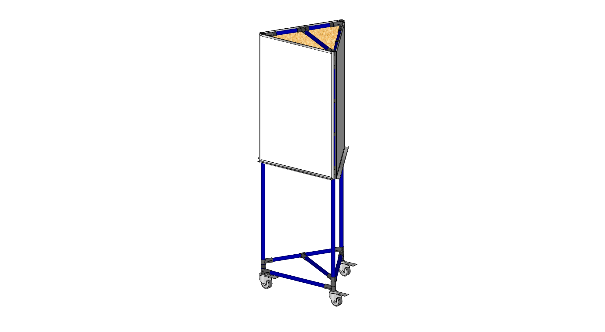 3 lados 2 'x 3' pizarra