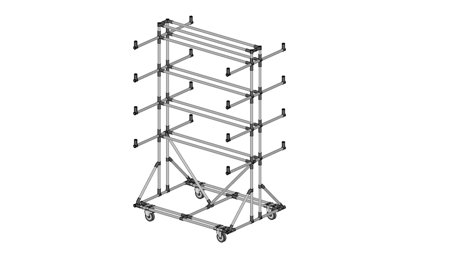 Horizontal Cantilevered Cart