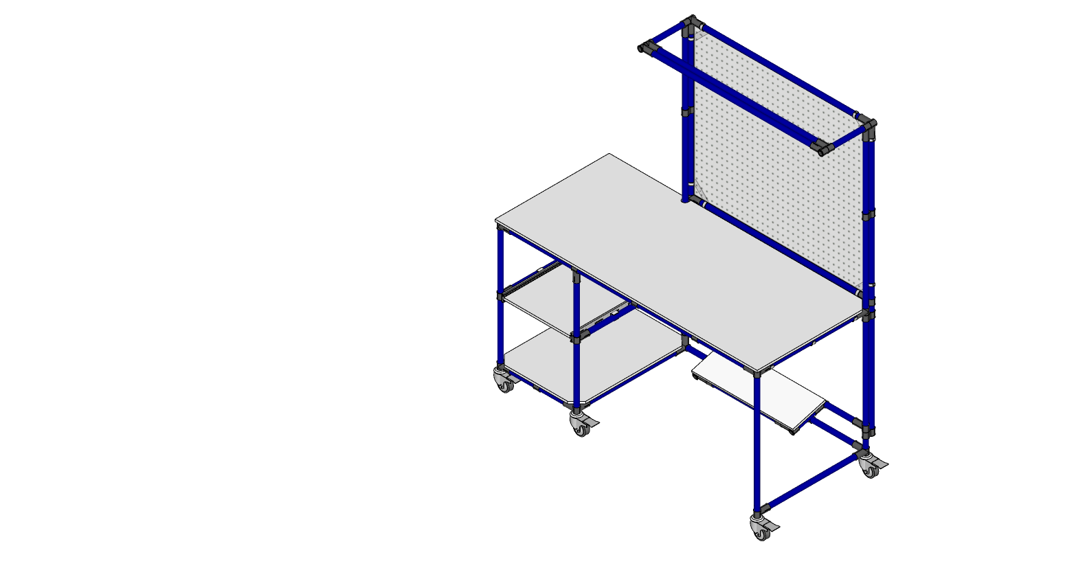 Estación de trabajo con PEG-Board