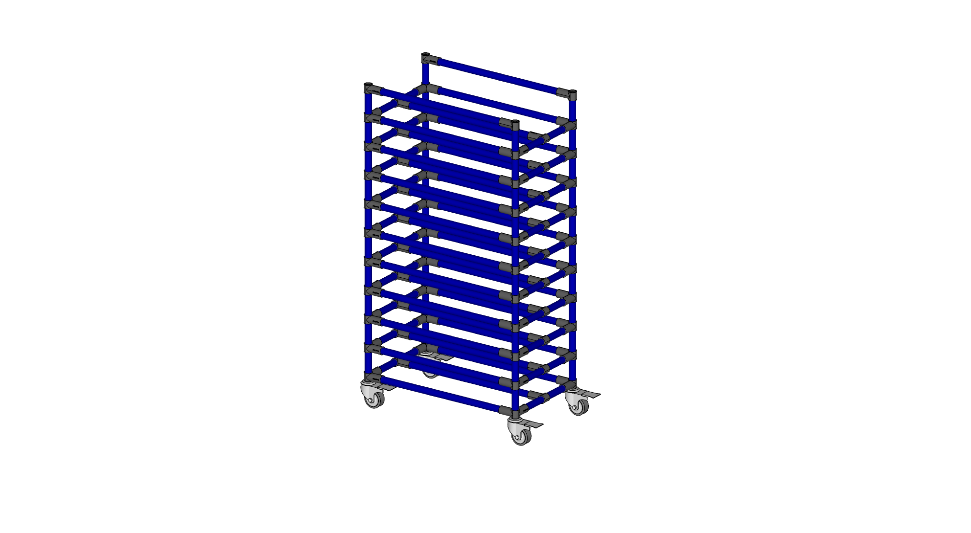 Rack de almacenamiento 9 estantes