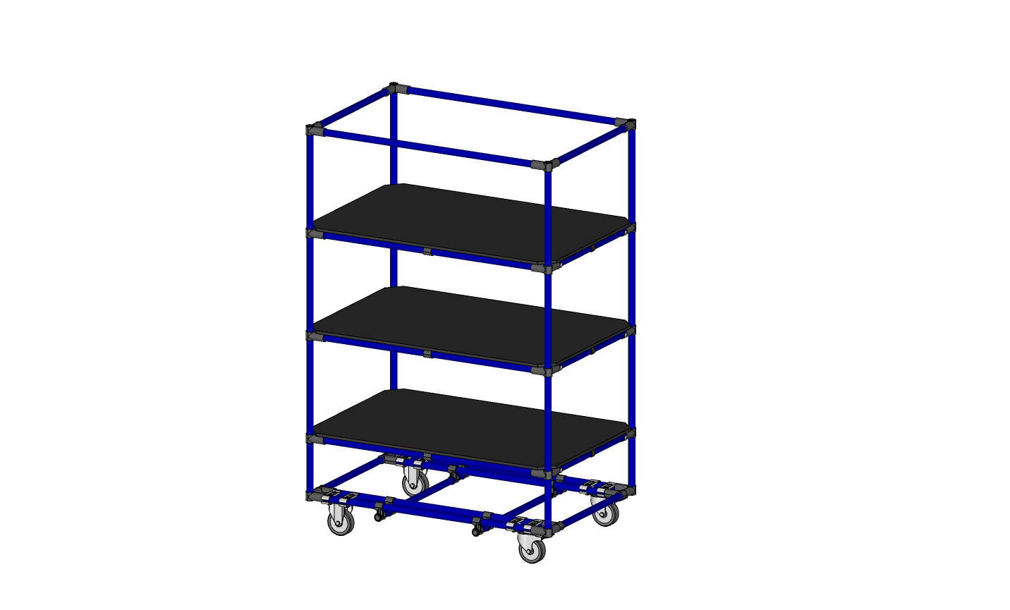 Étagères mobile à outils