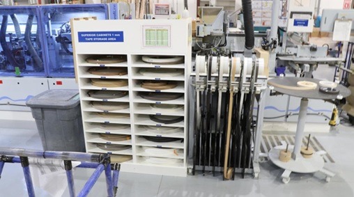 Material Storage Rack Inside Lean Work Cell