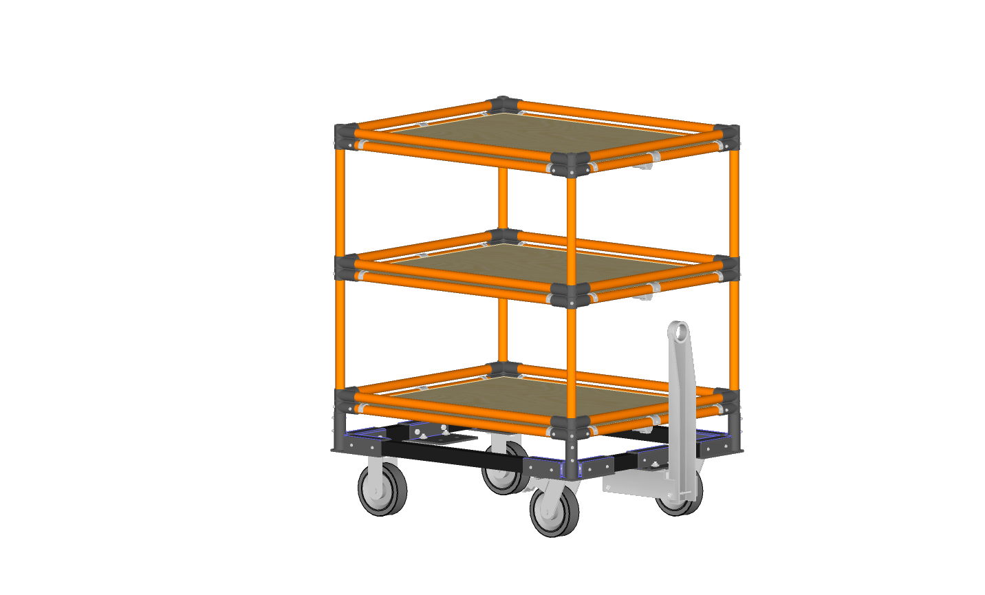 Heavy-duty transport cart