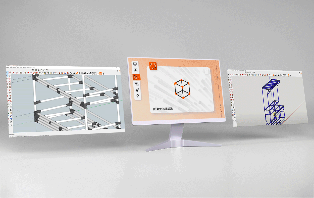 Flexpipe Creator Free 3D Design Tool for pipes & joints structures