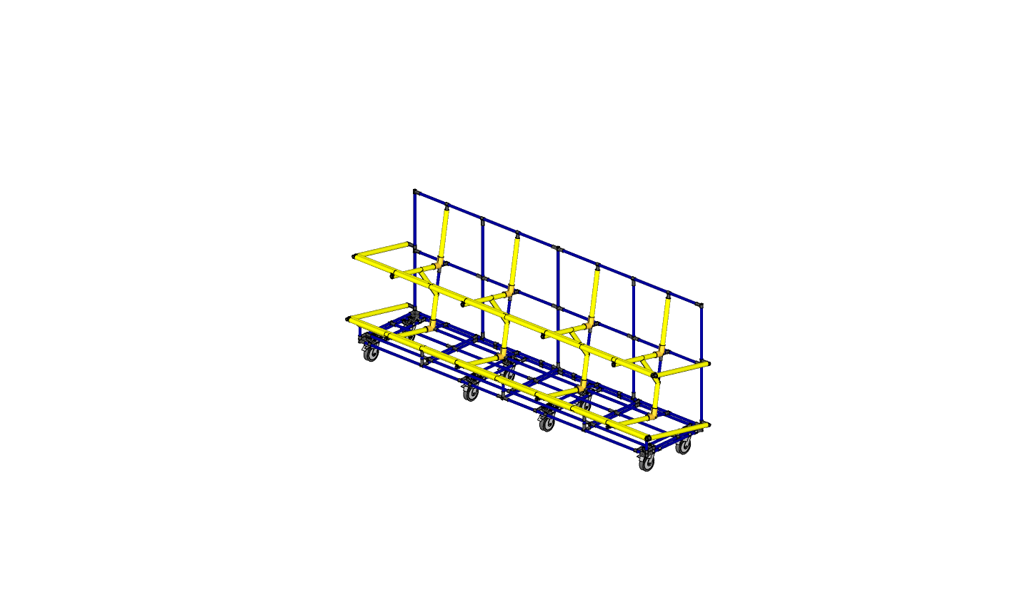 Cart for plane pieces