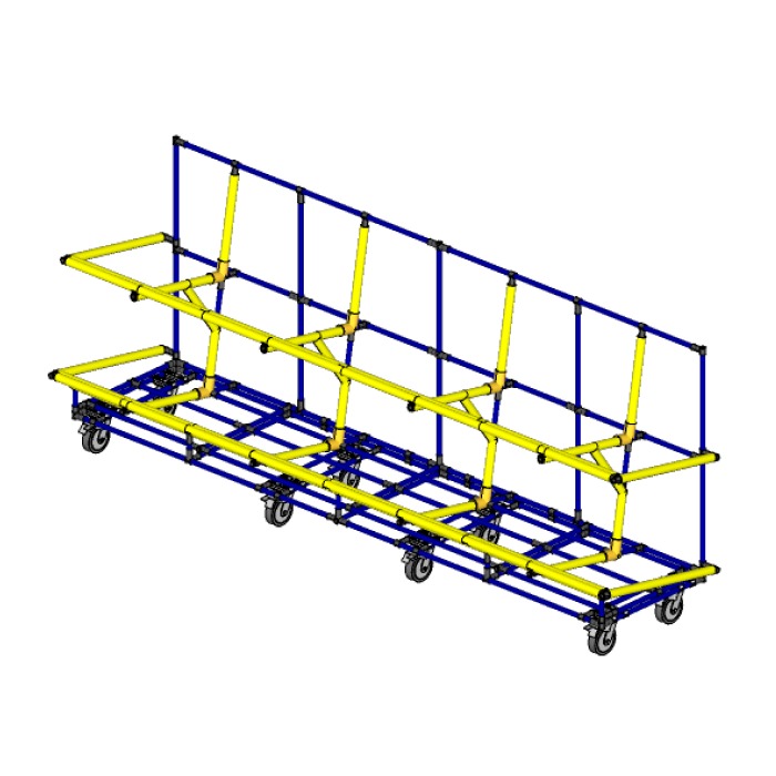 Cart for plane pieces