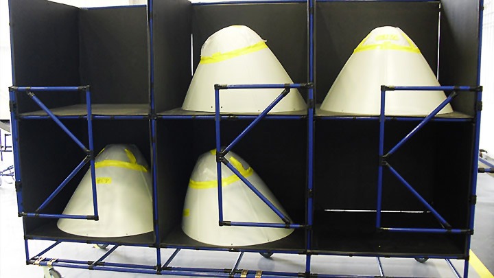 Staging protective rack