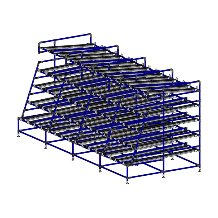 supermarket flowrack