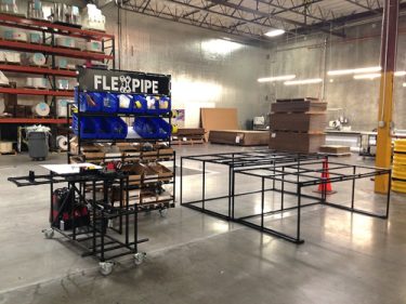 Assembly Workspace Simple Steps to Getting Started with a Material Handling System | Flexpipe