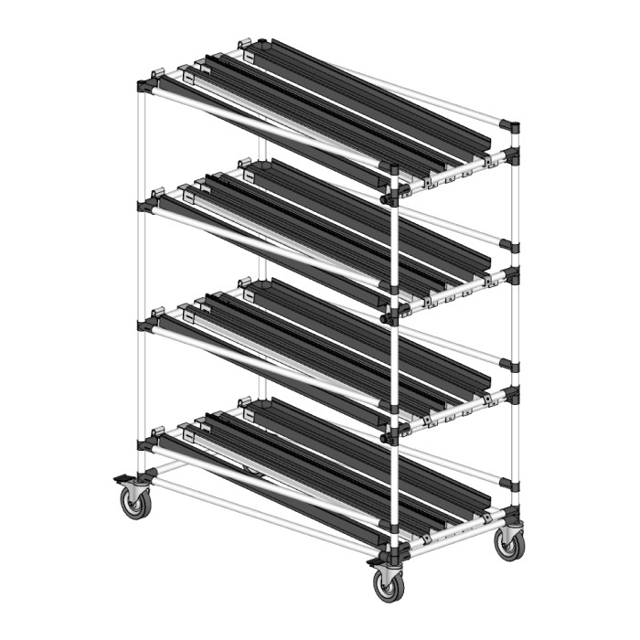 freezer product flowrack