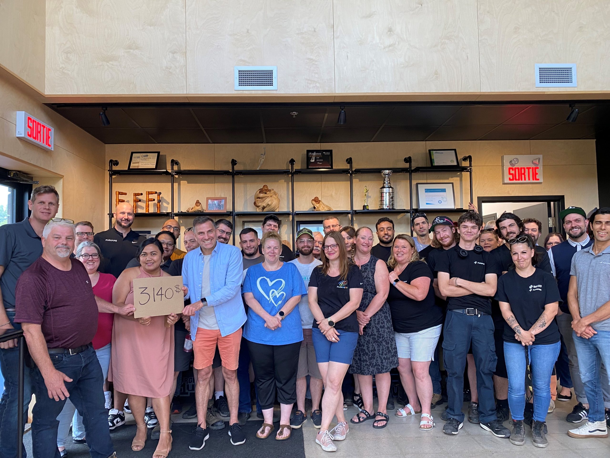 $ 3,140 DONATED TO THE CAB THANKS TO CHARITY MARKET