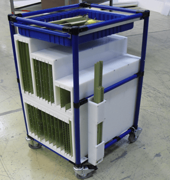 aerospace kitting cart