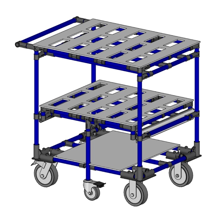 heat sink kitting cart