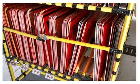 one level kitting cart