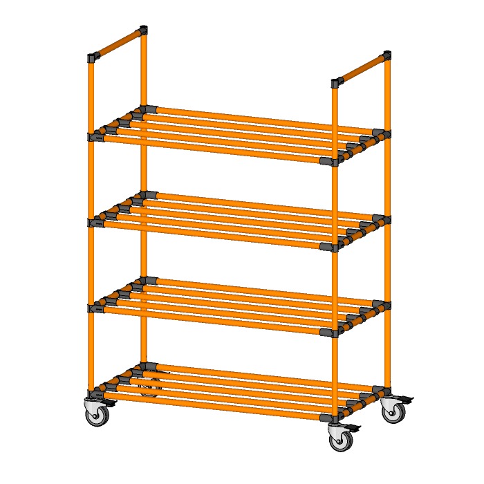shelving rack without decking