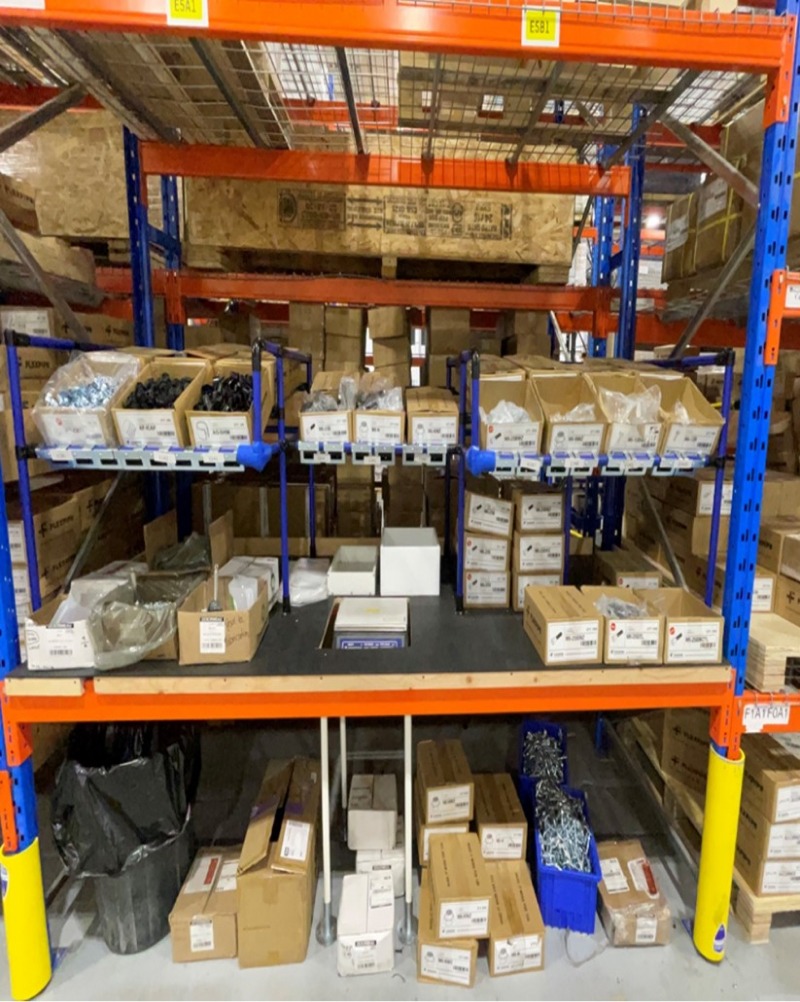 new pick list location within a warehouse.