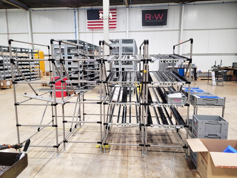 Modular System for Lean Manufacturing & Material Handling