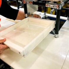 Drawer for debris Drawer for debris