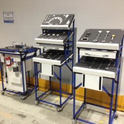 5S carts with shadow boards