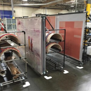 Carts for large matrices