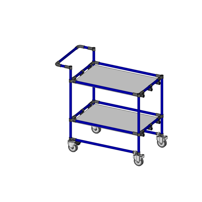 2 shelf cart