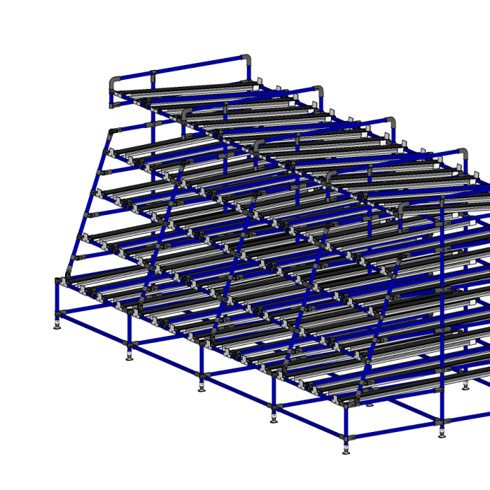 Supermarket flowrack